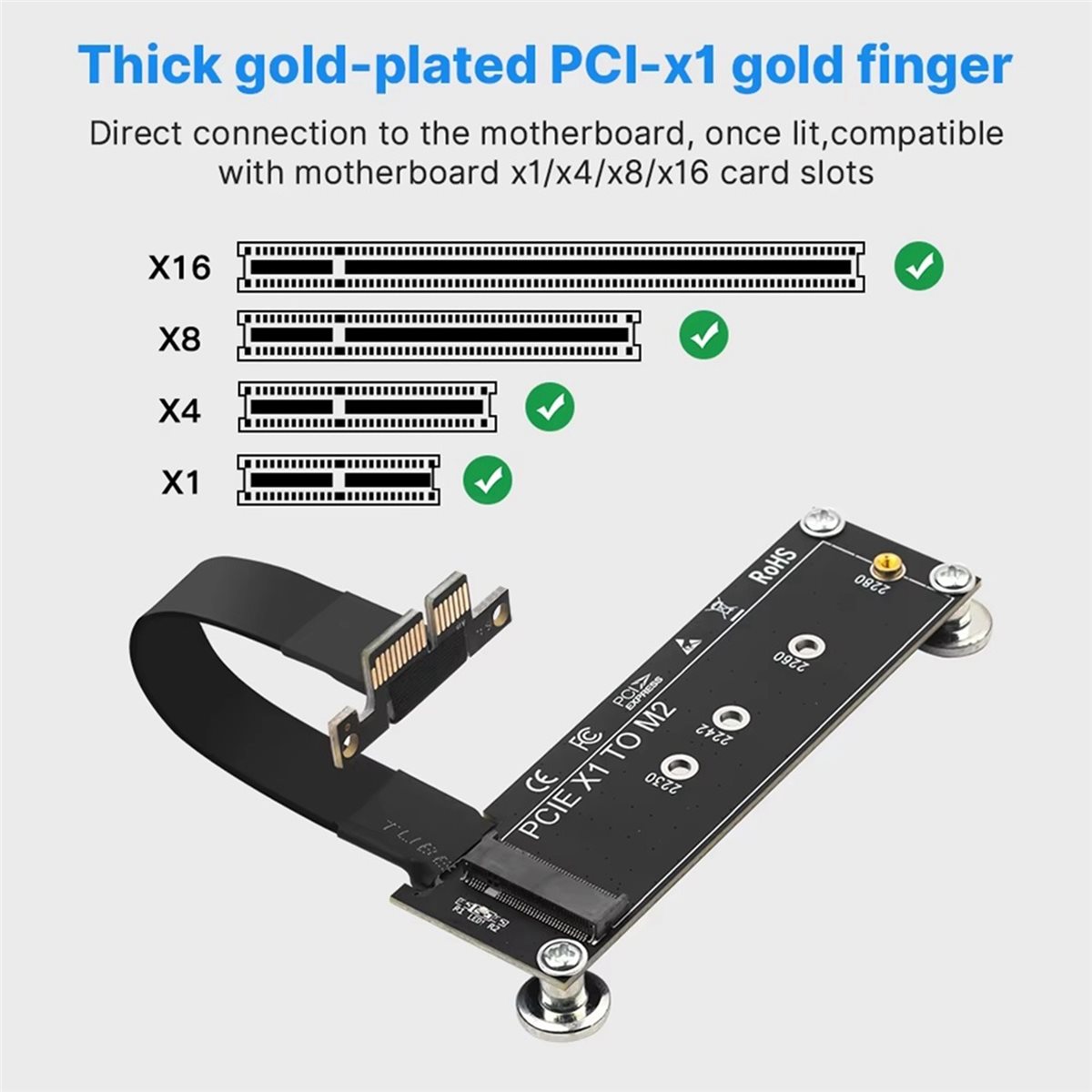 Pcie Extension Cable - L77A PCI-E 3.0 X1 to M.2