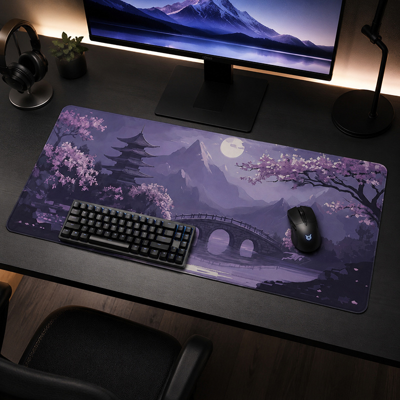 Gaming Accessories On Sale - Mouse Pad Gamer Purple Moonlit XL