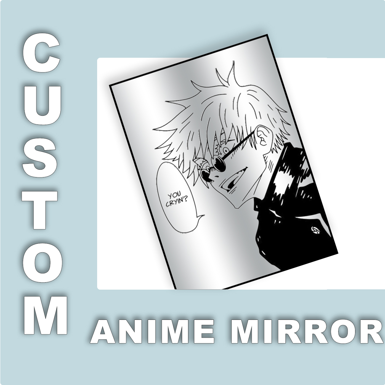 Custom Design Anime Mirror Vin - огляд і ціна Gaming Accessories Wall