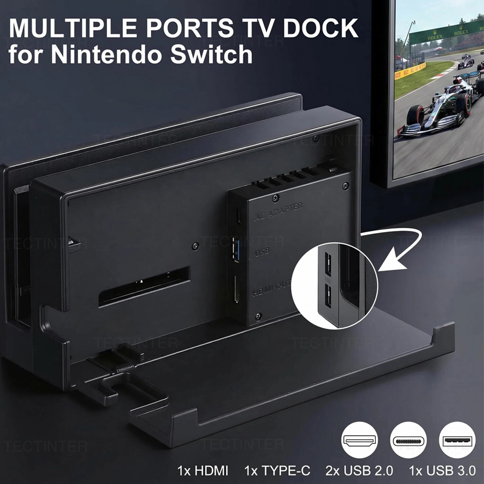 2 in 1 Charging TV Dock Statio - огляд і ціна Gaming Accessories Nintendo