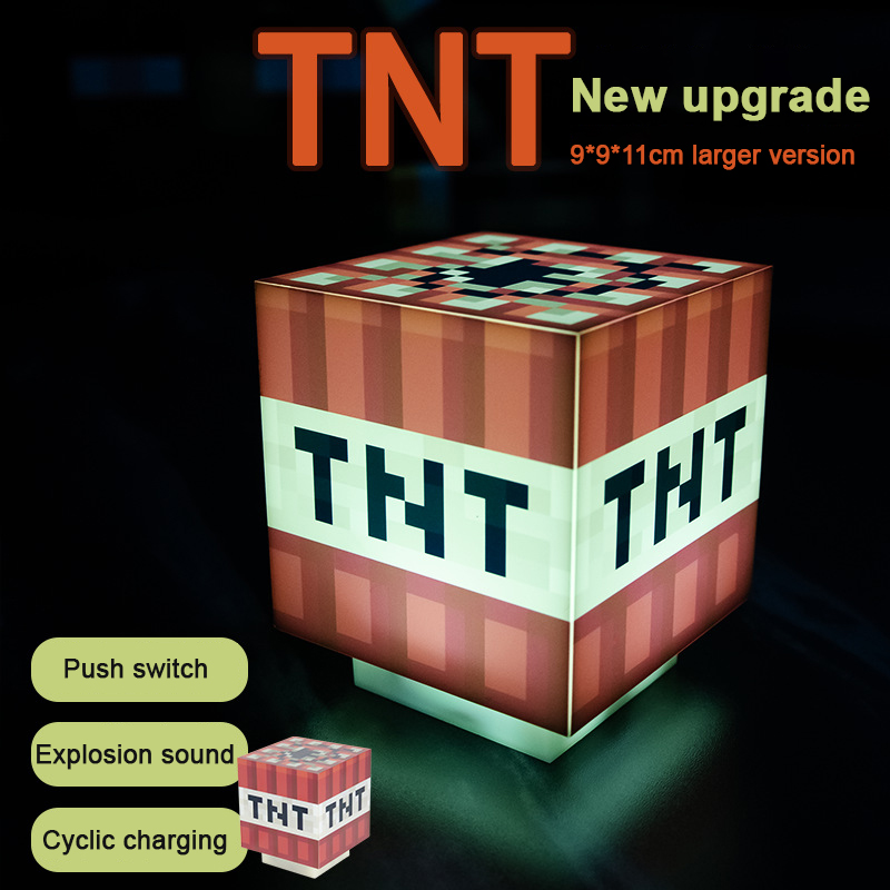 LED TNT Light with Official Ga - огляд і ціна Gaming Accessories Minecraft