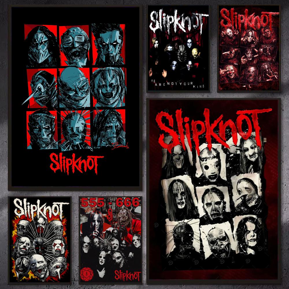 Band S-Slipknot Rock Poster Mo - огляд і ціна Gaming Accessories Wall