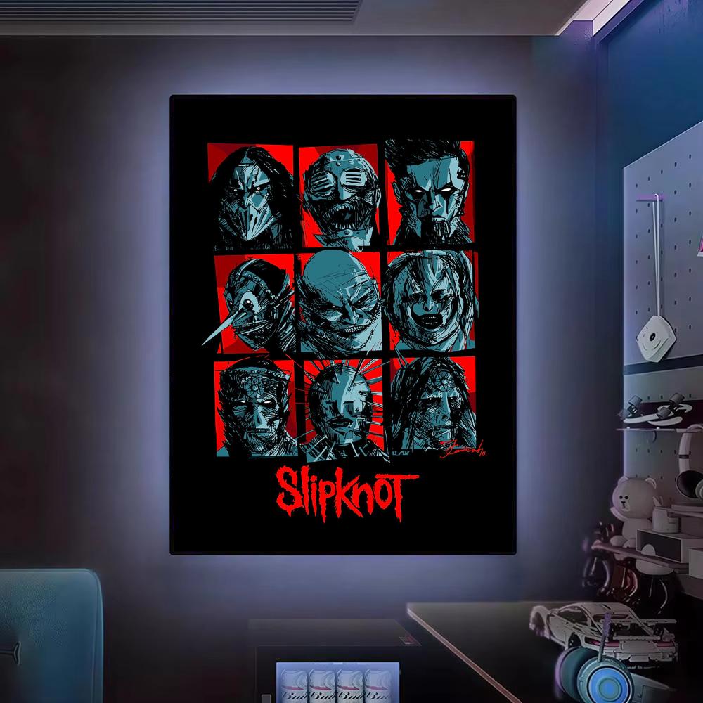 Band S-Slipknot Rock Poster Mo - огляд і ціна Gaming Accessories Wall