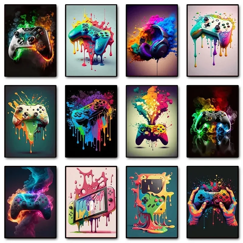 Colorful Pop Art Gamer Control - огляд і ціна Gaming Accessories Wall