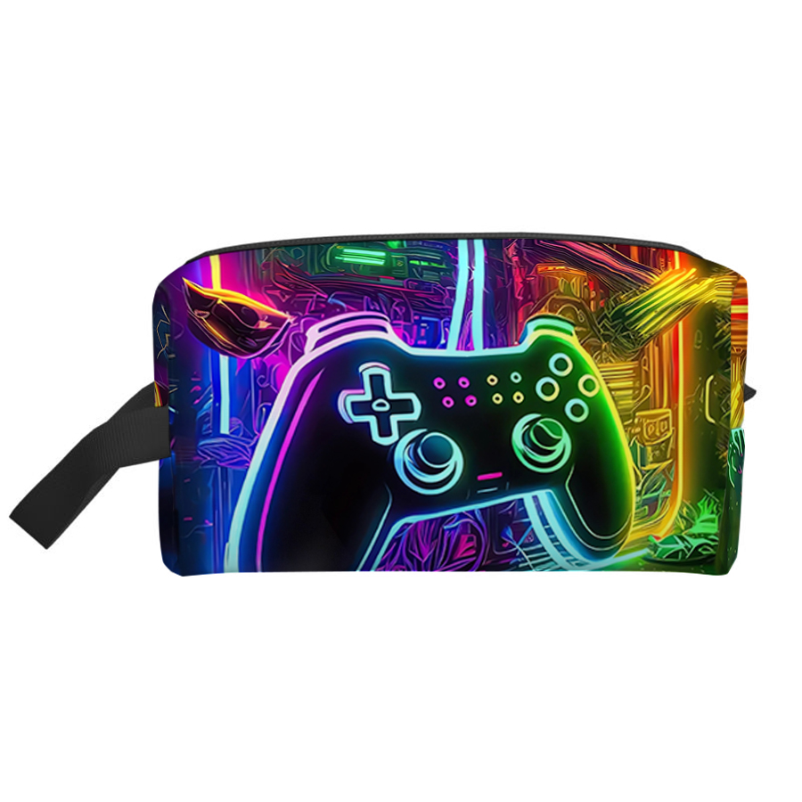 GamePad Pattern Cosmetic Bag F - огляд і ціна Gaming Accessories For Kids
