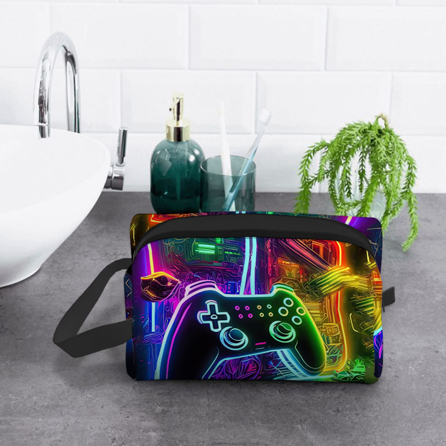 GamePad Pattern Cosmetic Bag F - огляд і ціна Gaming Accessories For Kids