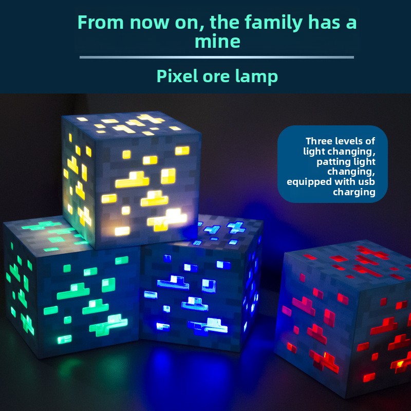 LED Night Light Game Torch Lam - огляд і ціна Gaming Accessories Minecraft