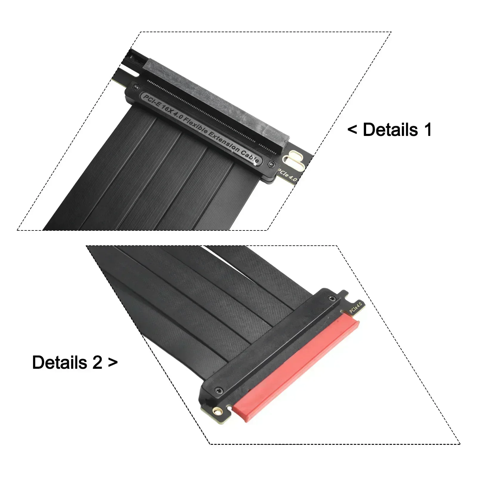 TEUCER PCI-E 4.0 X16 Riser Cab - огляд і ціна Pcie Extension Cable