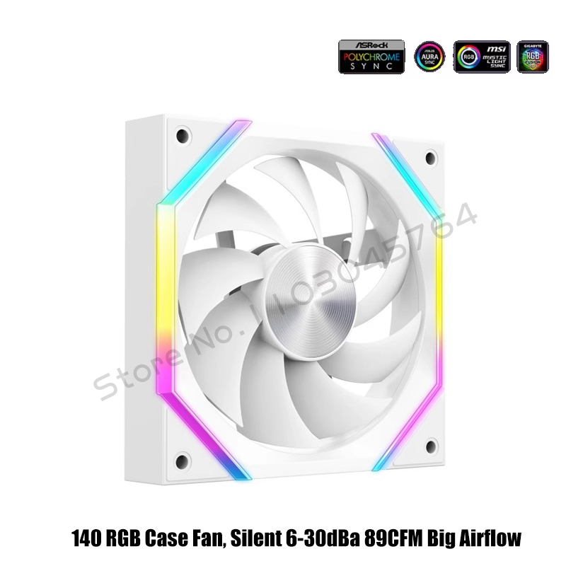 140 Case Fan ARGB, Silent 6-30 - огляд і ціна Gaming Accessories For Setup