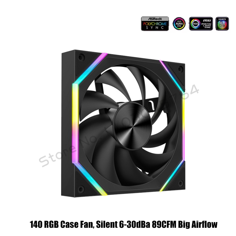 140 Case Fan ARGB, Silent 6-30 - огляд і ціна Gaming Accessories For Setup