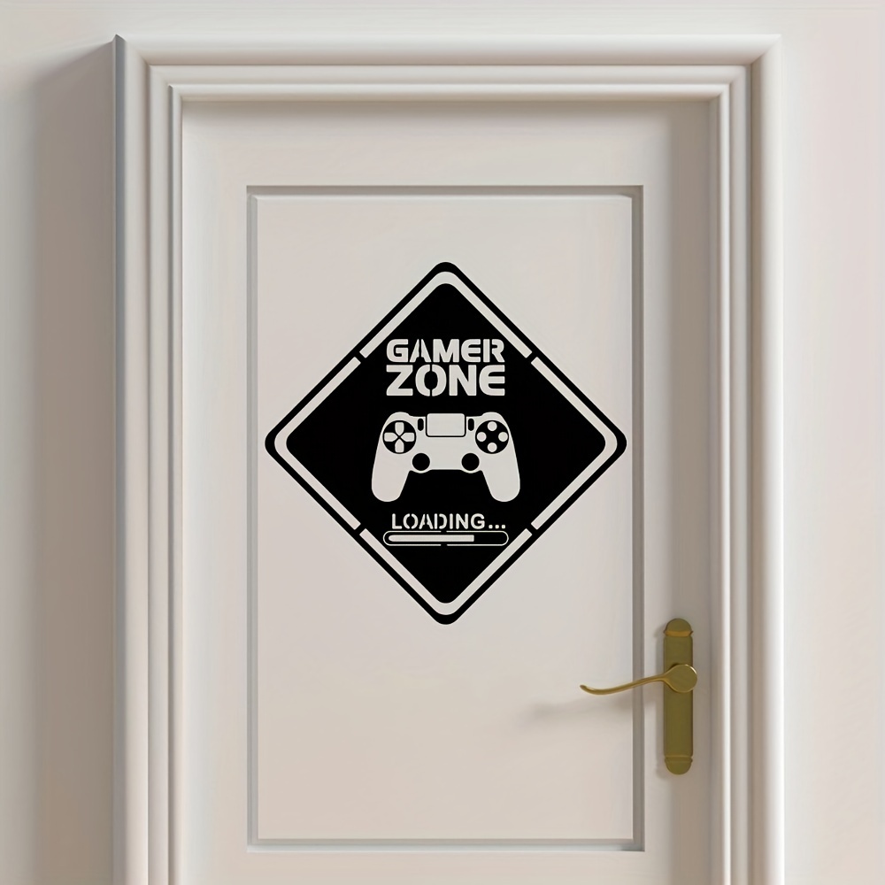 1pc Gamer Zone Door Decal Wall - огляд і ціна Gaming Accessories Wall