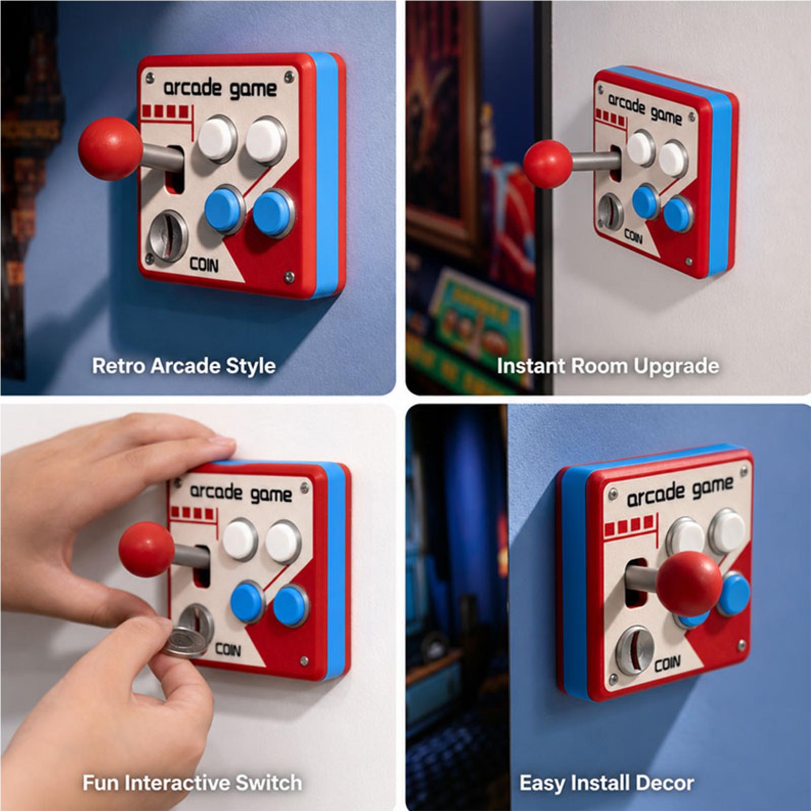 Creative Retro Arcade Game Lig - огляд і ціна Gaming Accessories Wall