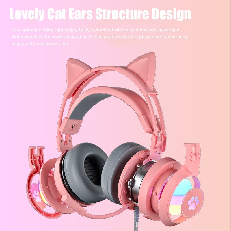 Cute Cat Ear Gaming Headphones - огляд і ціна Gaming Accessories For Kids