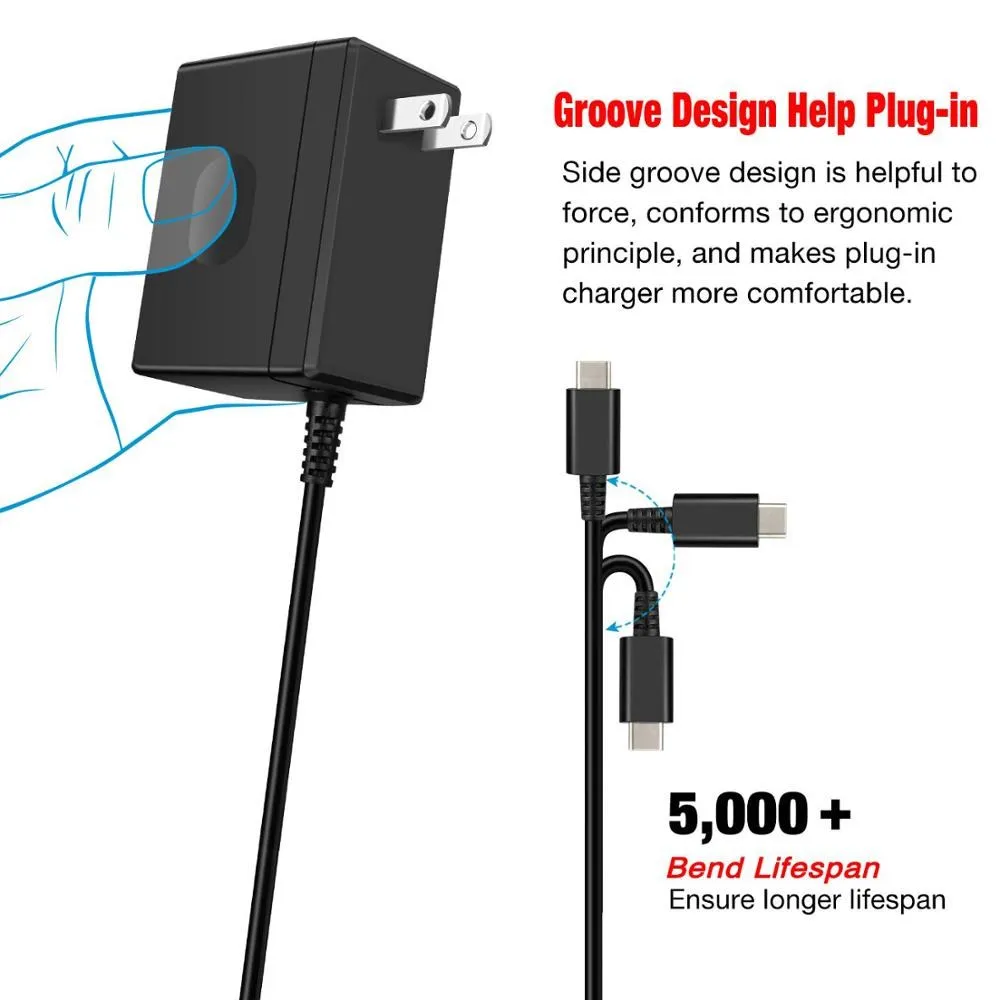 EU US UK Plug Adapter for AC C - огляд і ціна Gaming Accessories Wall