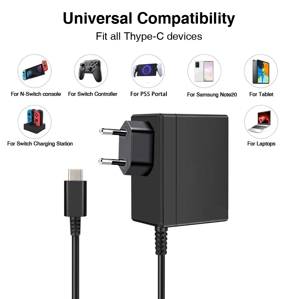 EU US UK Plug Adapter for AC C - огляд і ціна Gaming Accessories Wall