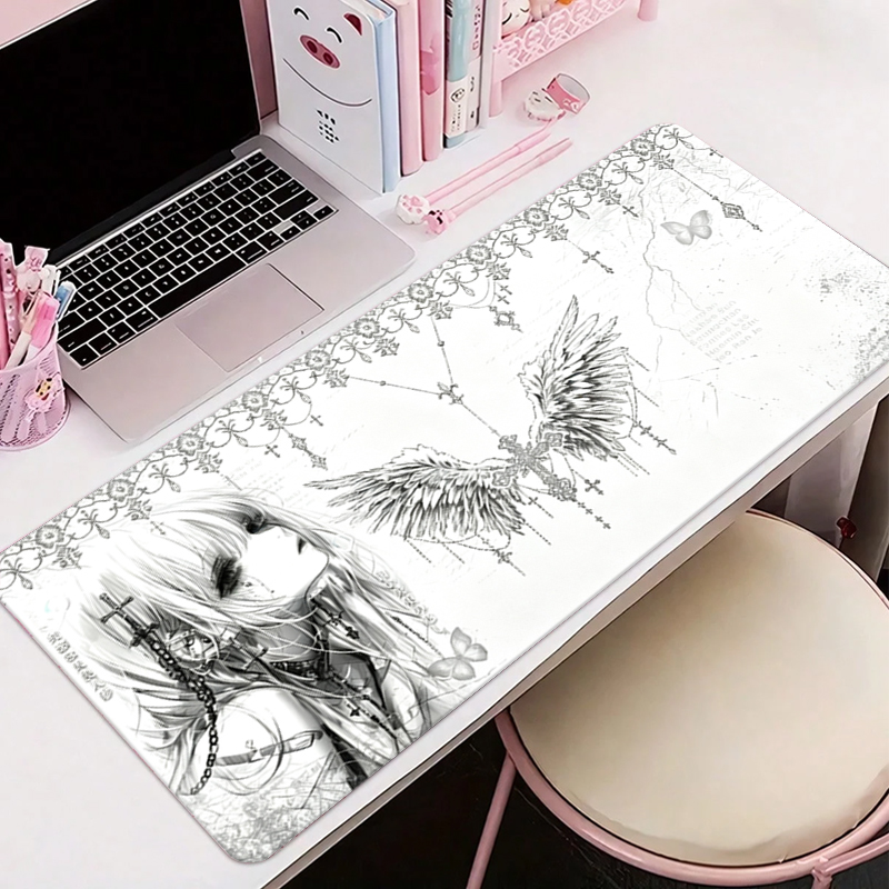 Leather Mousepad Black White A - огляд і ціна Gaming Accessories For Setup