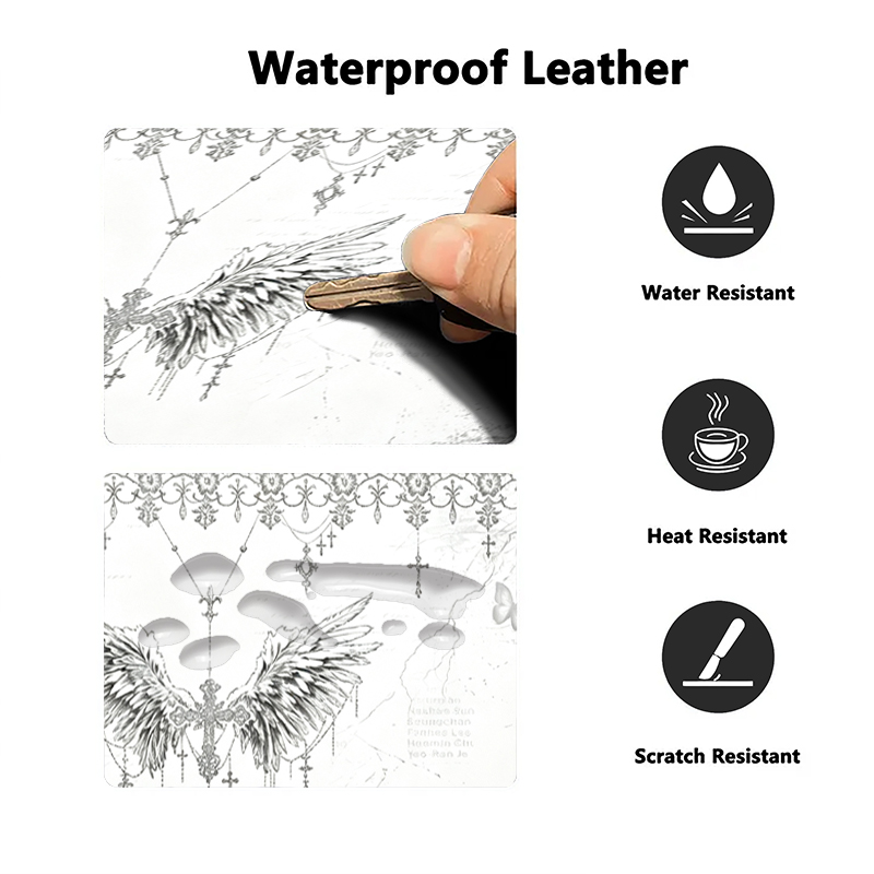 Leather Mousepad Black White A - огляд і ціна Gaming Accessories For Setup