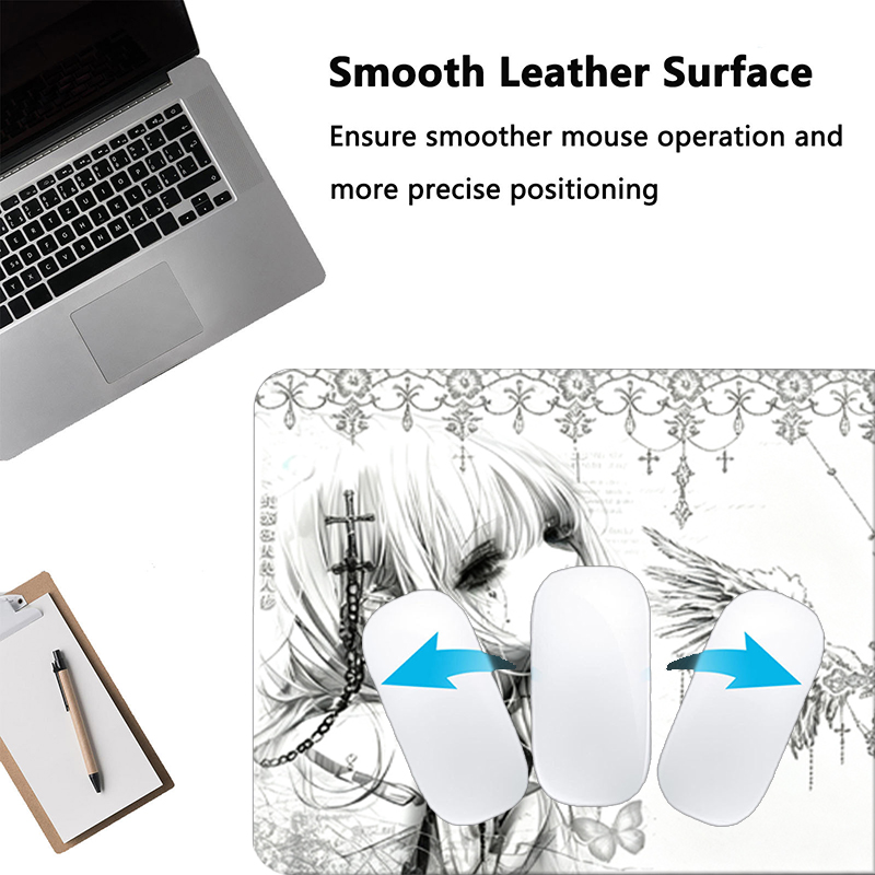 Leather Mousepad Black White A - огляд і ціна Gaming Accessories For Setup