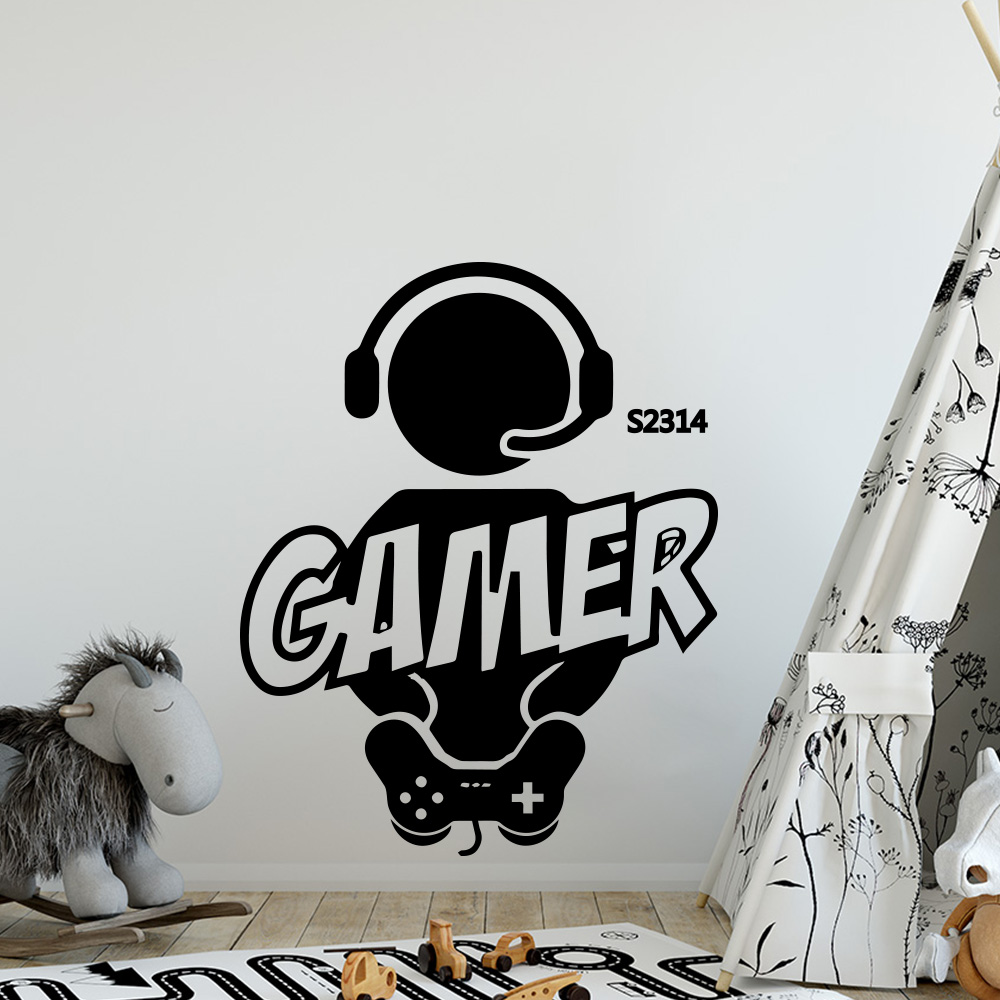 1pc Gamer Wall Art Decal For K - огляд і ціна Gaming Accessories Wall