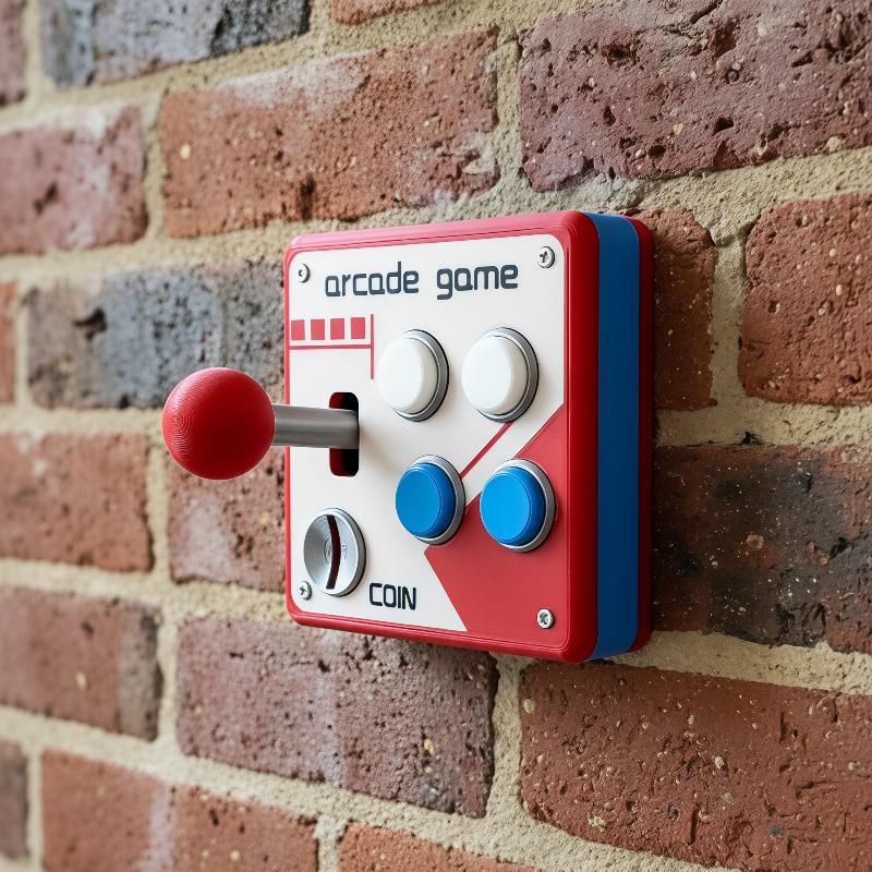 Retro Arcade Game Button Switc - огляд і ціна Gaming Accessories Wall