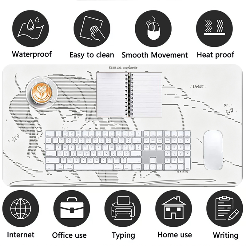 1Pcs Leather Mouse Pad Anime A - огляд і ціна Gaming Accessories For Setup